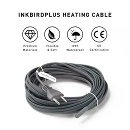 Продукция INKBIRDPLUS Нагревательный кабель для рептилий Нагревательный кабель для террариума с термостатом Садовые аксессуары для инкубаторов Растения Пивоварение