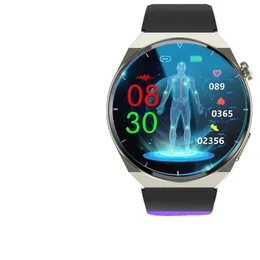 Blutzucker Smart Watch Herren EKG + PPG Blutdruck Körpertemperatur Sport Wasserdicht Fitness Tracker Smart Watches
