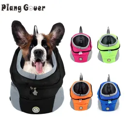 Carriers Pet Backpack Big Dog Carrier Bag Breathable Carrying Mesh Bag Casual Outdoor Travel Small Dog Backpacks For Cat