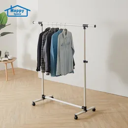 Organisation Wuli Singlepole Floortoceiling Drying Rack In The Bedroom Clothing Store Simple Clothes Hanger Mobile Pulley