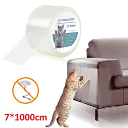 Scratchers 4size przezroczyste kota notowa z naklejka na kasetę Zakręckę meble meble na kanapę ochronną sofę zapobieganie zarysowi przezroczysty pazur pazurowy pazur