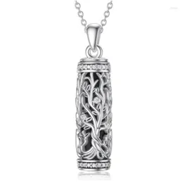 Pendant Necklaces Urn Necklace For Ashes Women/Men Cremation Jewelry /Funnel Filler Memorial Gifts Women Girls Drop Delivery Dhgarden Dhepo