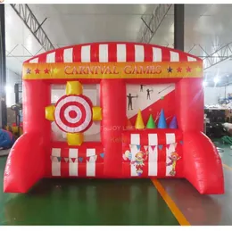 Oxford Fabric Free Ship Outdoor Activities commercial inflatable archery dart board and havor ball carnival game for sale