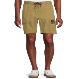 Hawk Men é shorts de carga de sarja Stretch, tamanhos S-XL