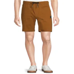 Hawk Men é shorts de sarja de trecho com bolsos de costeleta de porco, tamanhos S-XL