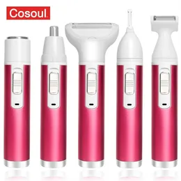 Clippers Trimmers 5 in 1 Körperhaarentfernung Epilierer Achselhaare Bikinihaare Beinhaare Schamhaare Elektrorasierer Clipper Rasierer Damen 230428