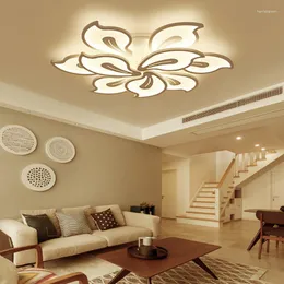 Ceiling Lights Modern Led Lamp Simple And Light Luxury Living Room Bedroom Dining Acrylic Iron Art Indoor Household