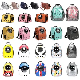 Carrier Pet Dog Cat Ryggsäck Space Capsule Travel Ball Bag för små hundar Katter Windows Bag Kitten Dog Cat Outdoor Carrier Accessories