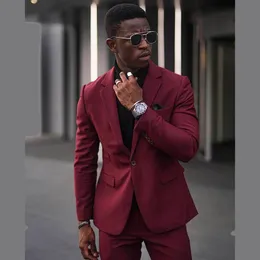 Men's 2-Piece Suits: Slim Fit Blazers Tuxedos for Formal Business Occasions