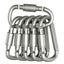 5 PCScarabiners rackpack rackpack carabiner. Клавиатура на открытом воздухе в походы по алюминиевому сплавому сплавому сплаво