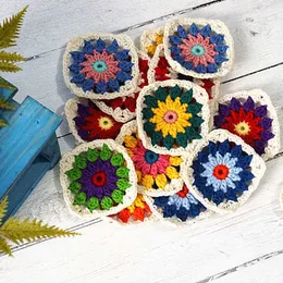 Mats almofadas feitas artesanais de 9cm de crochê de crochê de crochê de 9cm de made