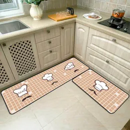 Dywany kreskówkowe urocze szef kuchni drukowana mata dywanowa kuchnia anty-poślizgowe dywany przednie drzwi łazienka tapis prezent podłogi