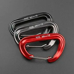 5 PCSCarabiners Strapazierfähiger Kletterkarabiner Gute Tragfähigkeit Unverformbare professionelle Bergsteigerschnalle für den Außenbereich P230420