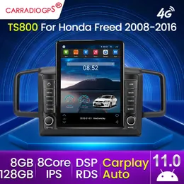128G Android 11 Car Dvd Multimedia Video Player per Honda Freed 2008-2016 Navigazione GPS DSP 4G BT WIFI 2 Din Radio No DVD