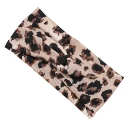 Fasce Fashion Design Leopard Print Donna Fascia elastica per maglieria Colore Varietà di croce Yoga Lavaggio viso Accessori per capelli J230502