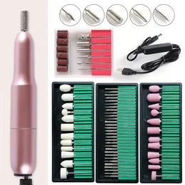 Nail Art Equipment Portable Electric Nail Sander Professional Drill Machine Milling Cutter Set Polisher Apparatus for Manicure and Pedicure SAUSB 230428