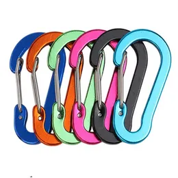 5 PCSCarabiners Mini Carabiner Set Aluminium Alloy Tourist Keychain Keys Holder Buckle Hooks Camping Fishing Tactical Karabiners Clips P230420