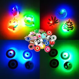 Shoe Parts Accessories 1pcs Owl Unicorn LED Croc Charms for Stethoscope Jeans Clog Pin Football Gamepad Decoration 230503