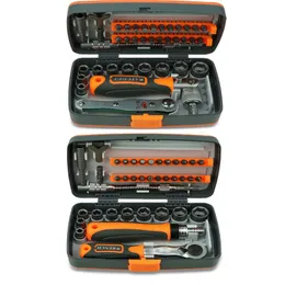 Schroevendraaier 38 In 1 Hand Tools Set Box Mini Screwdriver Bit Car Repair Tool Professional Socket Ratchets Combo Kit Multitool for Auto New