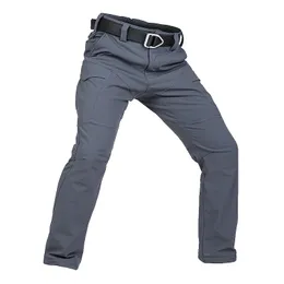 Calça pavehawk cargo calças homens casuais lã de inverno