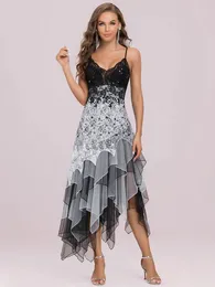 Party Dresses Promotional Size 4 Evening Dresses Long V Neck Sleeveless Floor-Length Gown Ever Pretty of Simple Prom Party Women Dress 230504