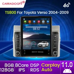 128g لـ Toyota Verso 2004-2009 Car DVD Radio Multimedia Video Android Auto Carplay DSP Android 11 Player 2 DIN GPS Navi