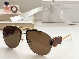 Projektant marki okulary przeciwsłoneczne mężczyźni Women Lentes de sol popularny pilot moda przeciwsłoneczna UV 400 ochrona złotych kolorów Stylowe okulary 2250