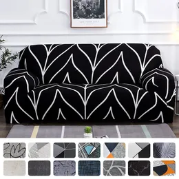 Stol täcker elastisk soffa slipcovers modern för vardagsrumssektionshörn L Formskydd Couch 1 2 3 4 -sits 230503