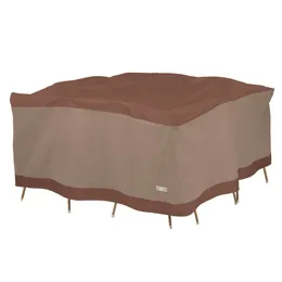 アヒルカバー究極の防水性76インチの四角いパティオテーブル椅子カバー付き