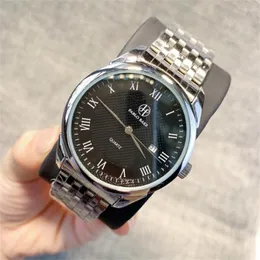 Wristwatches PABLO RAEZ Items High Quality Man Good Quartz Wristwatch Steel Silver Waterproof Dress Male Watch Luxury Date Fashion Clock