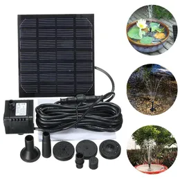 Bombas Bombas de água solar Painel de água Jardim sem escova de escova Fonte Piscina Bomba de água Bomba de água Aquário de água 7V 1,5W