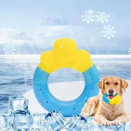 Zabawki do żucia dla psów do letnich akcesoriów dla zwierząt zamrożone molowe wypełnione zabawkami wodnymi dla psów Odporny na fałszywe lody