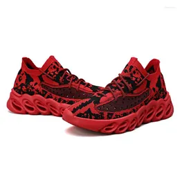 Men's T Shirts ZhuZunZhe 2023 Summer Style Rubber And Plastic Soles Flying Woven Stretch Socks Shoes Super Lightweight Large Size