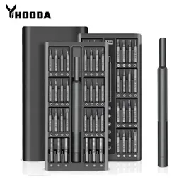 schroevendraaier yiudoa precision set set magnetic torx hex phillips key mini driver bits 63 in 1 mobile repair tools