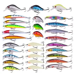 Köderköder Almighty Mixed Fishing Lure Set Hard Bait Minnow Floating Swing Crankbait Crazy Wobblers Artificial Bionic Crank 230504