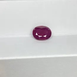 Diamanti sciolti Meisidian taglio ovale 8X10mm 35 100 pietra preziosa naturale rosso rubino per la realizzazione di anelli 230503