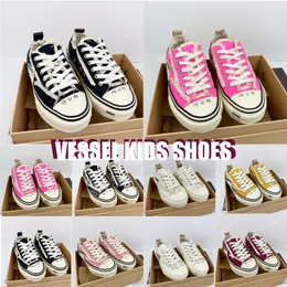 أطفال أحذية غير رسمية Xvessel الأطفال أحذية الشباب السلام بالقطعة الوردي الأسود الأبيض الحجم الأبيض EUR31-3 W6WE#
