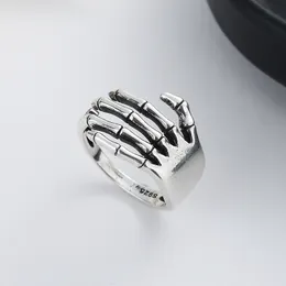 Palm Ring Cool Hip Hop Street Ins Style Retro Retro vintage Personalized Fashion Skull Five Claw Ring