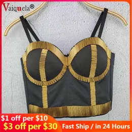 Camis Mesh Üst Seksi Yeni Varış Boncuk Moda Mesh Yukarı Bralet Kadınların Korse Budier Sutyası Gece Kulübü Partisi Kırpılmış Top Yelek