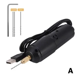 Sliper Mini Electric Wiergło z kablem USB Moc 5 V dla drewnianej plastikowej tablicy papierowej Narzędzia do wiercenia biżuterii Akcesoria