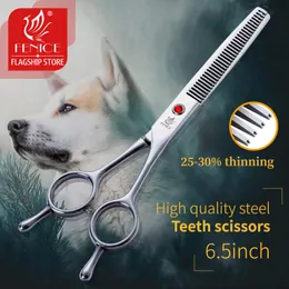 Grooming Fenice Dog Scissors 6,5-Zoll-Hundepflegeschere für Haustiere, Ausdünnungsschere, Schere für Hunde, 2530% Rate