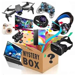 Lucky Mystery Box Random sending High-quality Wireless Headphone Bluetooth Earbuds Wireless charger Items 100% Surprise Christmas Gift New Year Surprise Gifts boxs