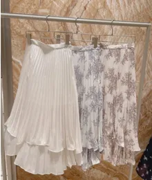 Spódnice Kuzuwata Japoński Temperament Elegancki MUJER FALDAS Multi-Wayer Nieregularny duża swingowa spódnica z wydrukowanymi talią Jupe Femme 230504