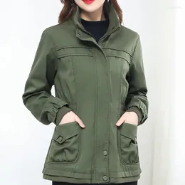 女性用2023トレンチミディアムマルチカラーファッションカジュアルメスK143用の高品質のハイコストジャケットコート