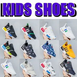 Sapatos infantis nmdest 360 tênis de corrida casual meninos meninas crianças sapatos esportes ao ar livre eur22-3 d8u9#