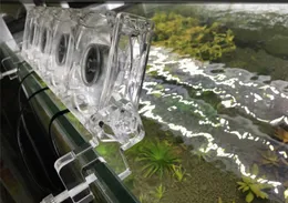 Dostarcza 110 V ~ 240 V Przezroczysty wentylator chłodzący Mini nano klips na wodach akwarium Ryba Raby Rafa Temperatura zbiornika koralowego Zmniejszenie