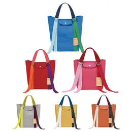 أحجامان Longchammp حمل حقيبة يد حقيبة شاطئية Womens Le Replay Soft Trunk Designer أكياس الكتف الفاخرة للرقص الصليب النايلون Mini Pochette Bag Classic Clutch Bag