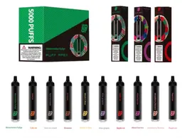 Zooy Apex 5000 Puff Einwegdampfer 20 Aromen Puff 5000 Vape Pen 550mAh Batterie Vaporizer Instock Vapes Dampfs Vaper Stift 20mg 50 mg