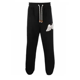 Roupas de grife Fatos de treino PA Fashion Pant Palmes Angels Co Branded Asas bordadas Pés pequenos Calças de guarda da moda masculinas femininas soltas esportes calças casuais