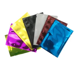 Лоты открытые верхние 7 цветные алюминиевые фольги Тепловая уплотнение в вакуумной пакете для закуски для закусок упаковки.